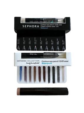 3 Eye Pencil Bundle Black Sephora Laura Mercier  Liner & Gold Highlighter